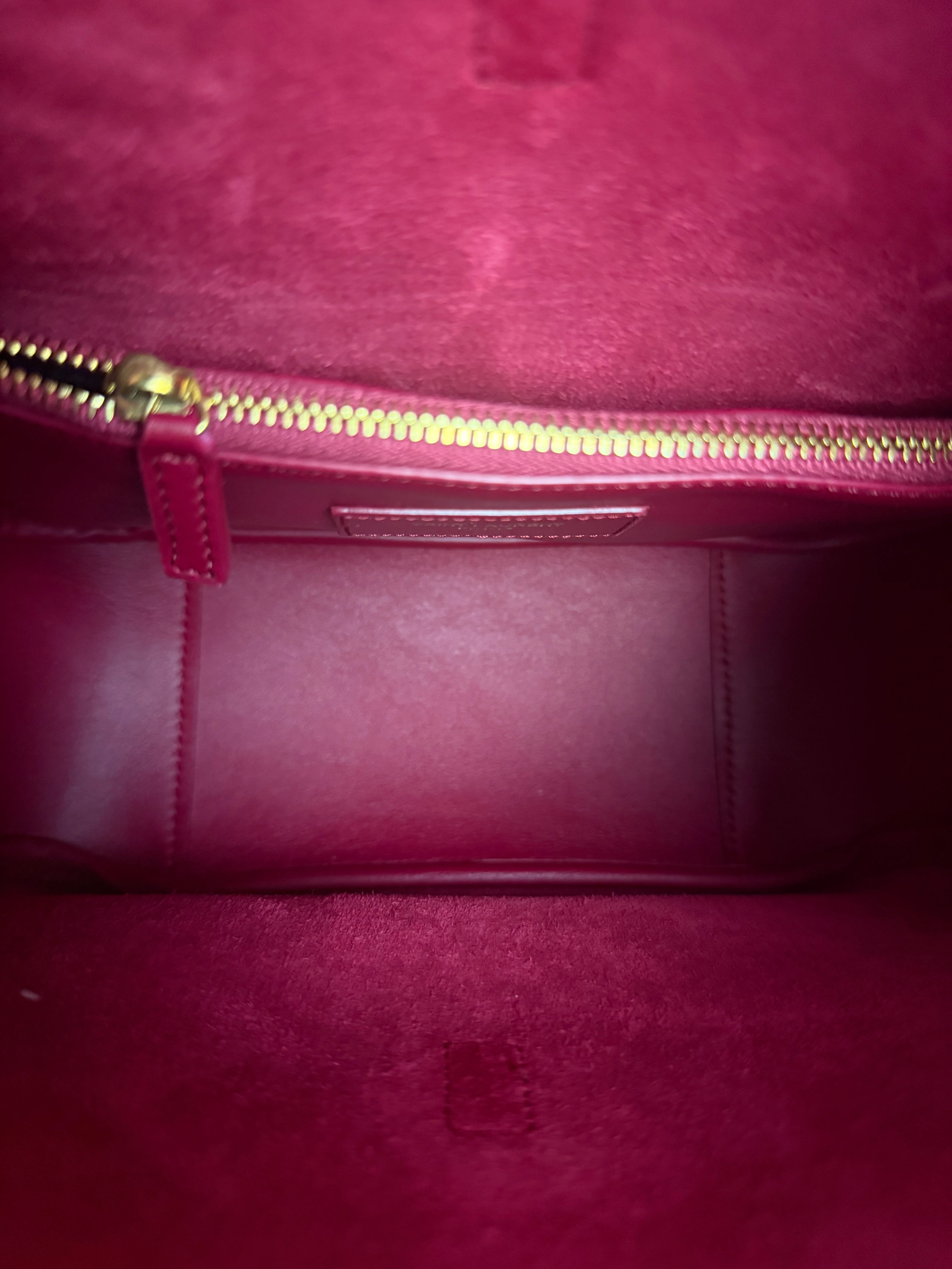 Saint Laurent Raspberry Pink Le 5 A 7 Hobo - Image 14