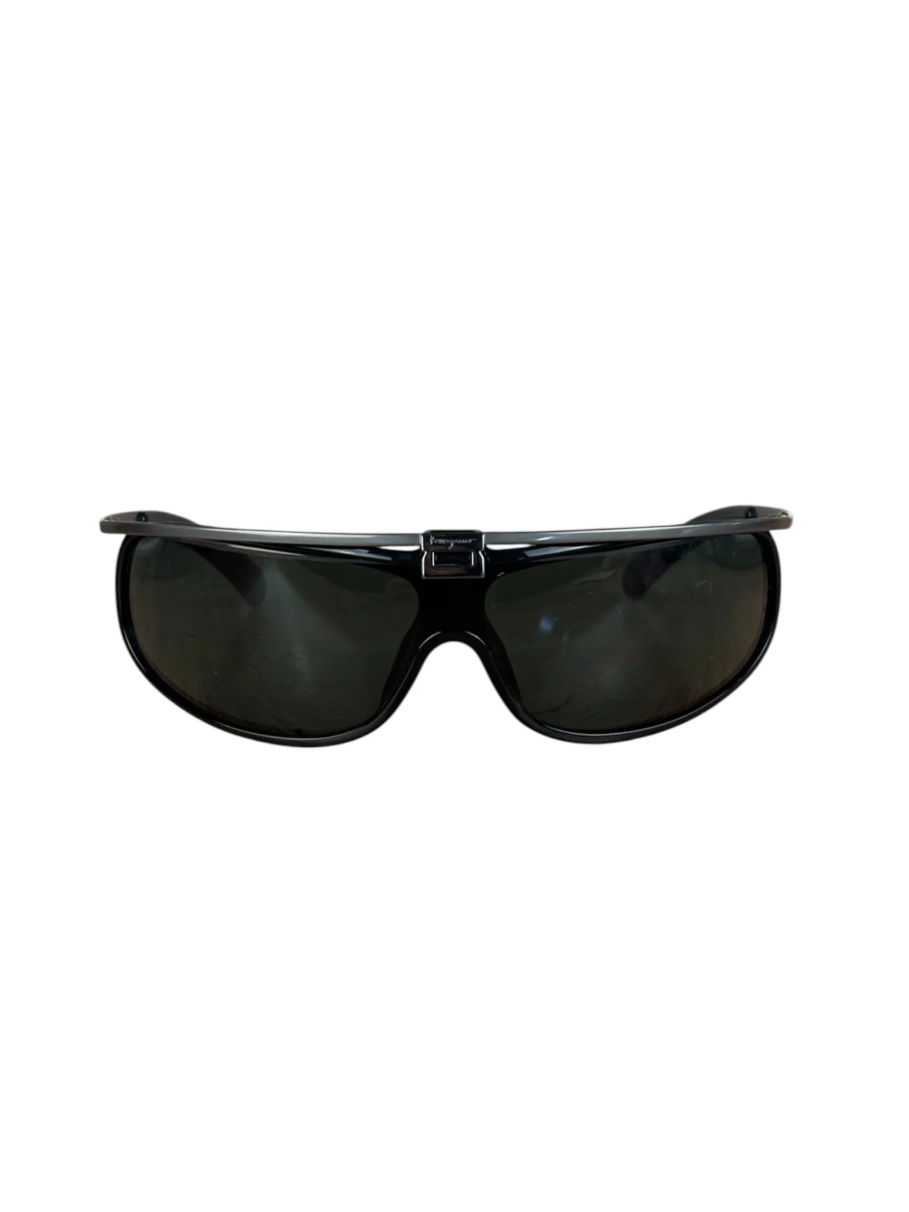 Salvatore Ferragamo Coveted Rimless Shield Masks Sunglasses - Image 2