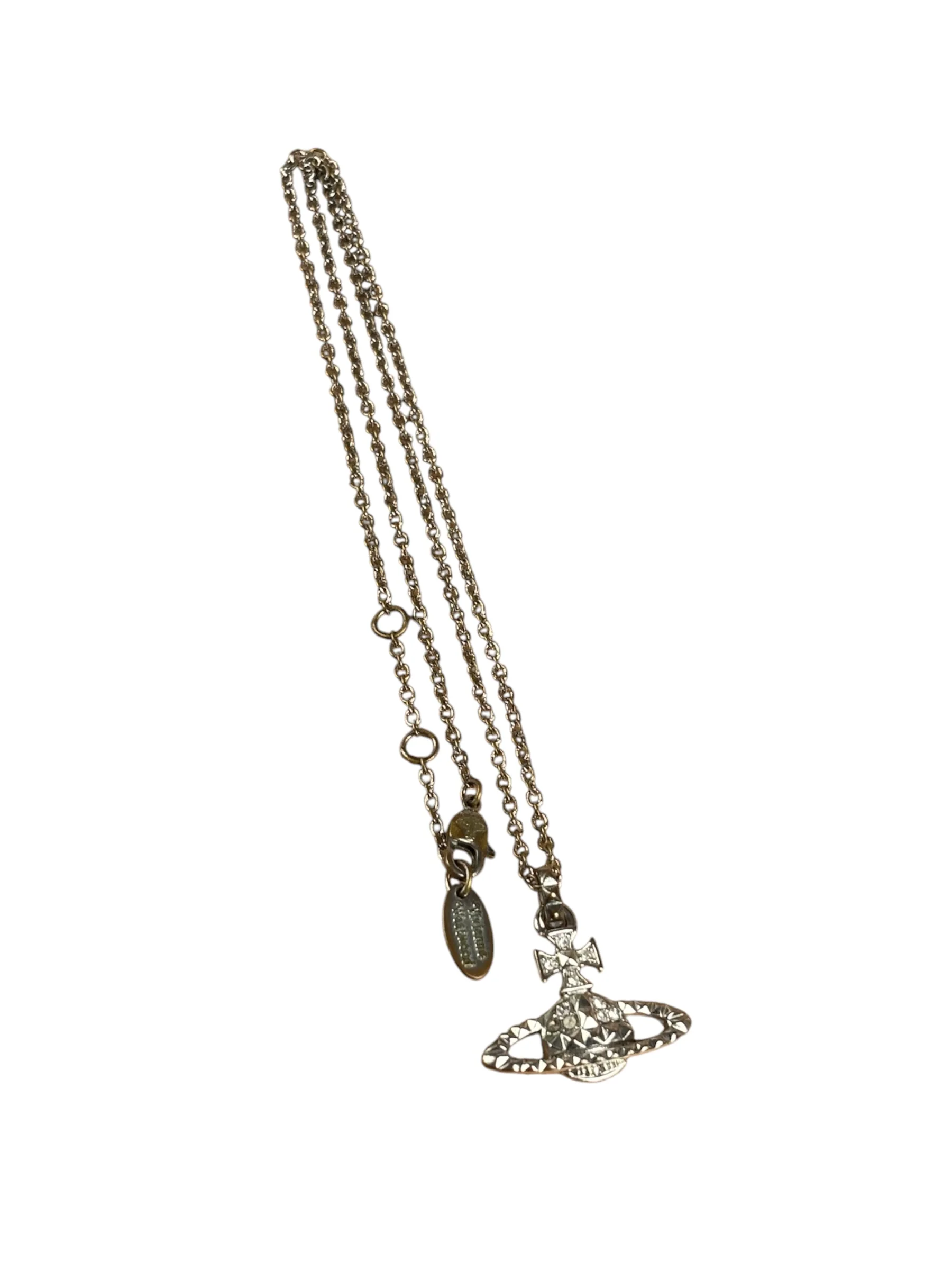 Vivienne Westwood Mini Bas Relief Sovereign Orb Pendant Necklace - Image 4