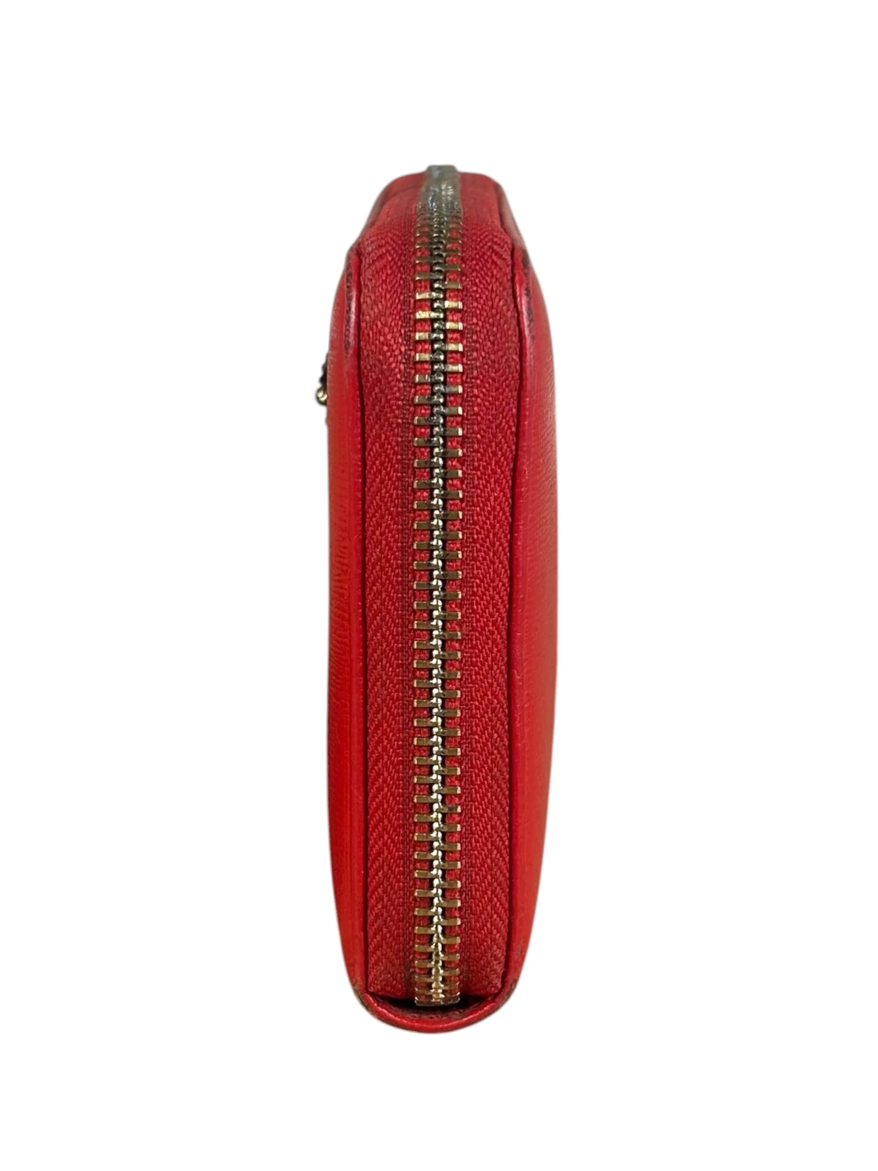 Vivienne Westwood Red Long Zip Orb Wallet - Image 3
