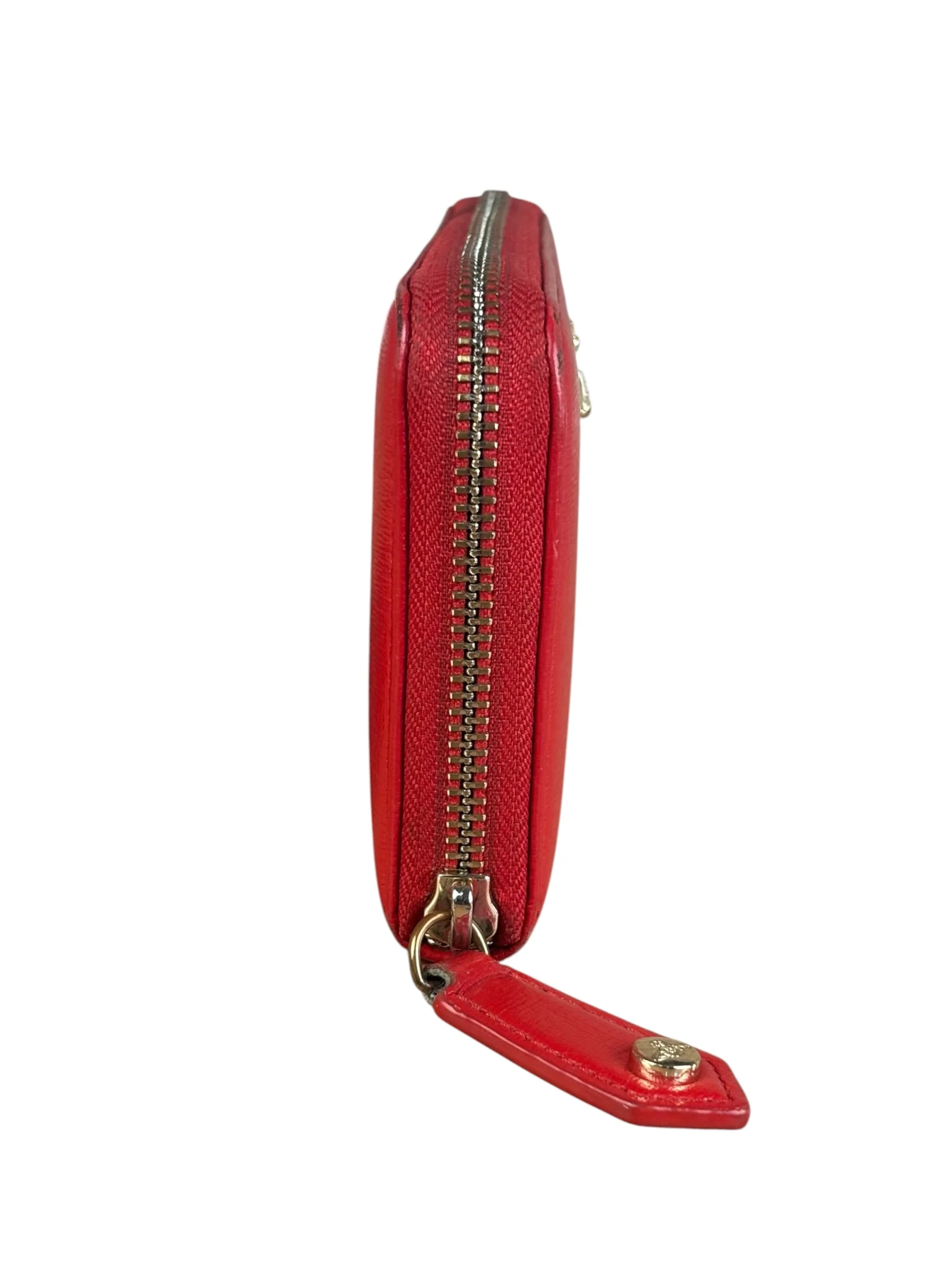 Vivienne Westwood Red Long Zip Orb Wallet - Image 4